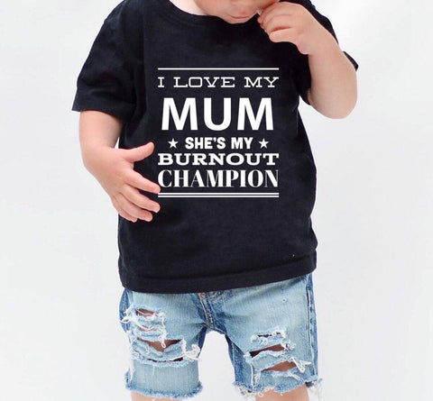 I LOVE MY MUM..KIDS T-SHIRT