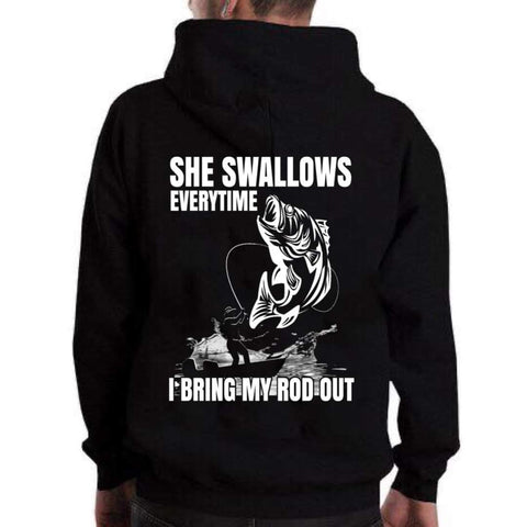 SHE SWALLOWS.. HOODIE