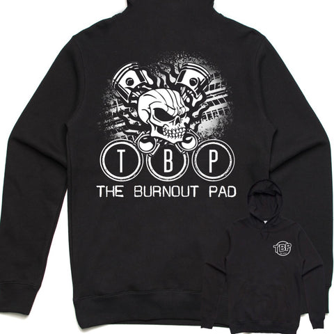 TBP.. THE BURNOUT PAD.. UNISEX HOODIE