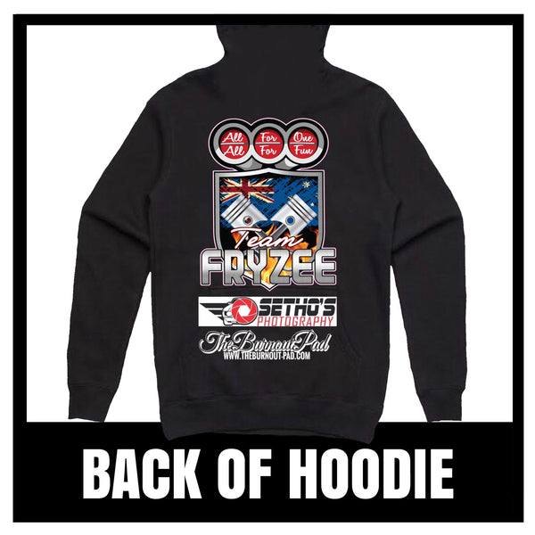 TEAM FRYZEE ( MEMBER PLATE CHOICE ).. HOODIE