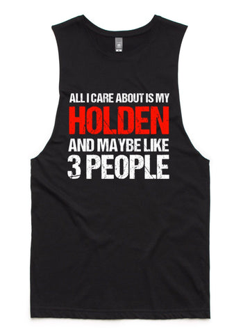 ALL I CARE ABOUT IS MY HOLDEN.. TANK TEE